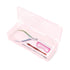 Transparent Box Storage Case for Nail Art Equipment - Empty Plastic Box for Manicure Tool Organizing