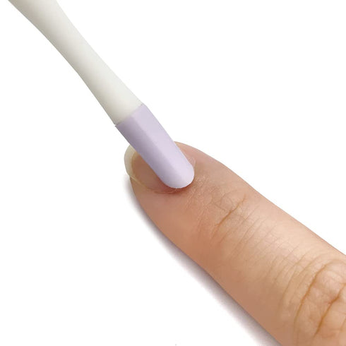 IVON Cuticle Trimmer with Pusher - 3pcs Rubber Tip Cuticle Tool for Nail Art