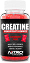 Nitro Supplements Creatine Monohydrate Gummies, 60ct, 30 Servings