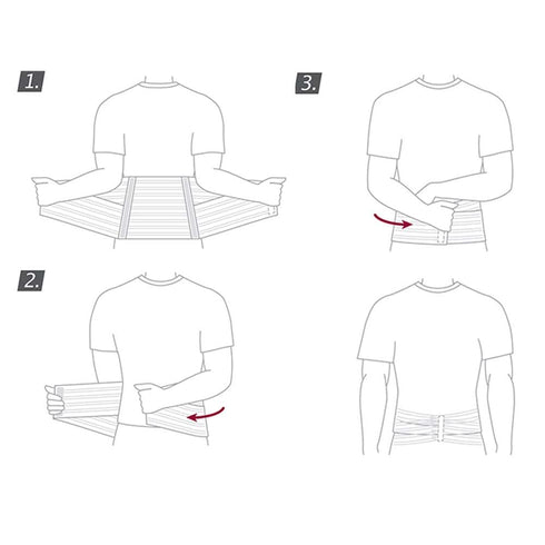 Everyday Supports Back Brace for Men & Women, Lumbar Sacral Support Belt for Lower Back Pain Relief, X-Large