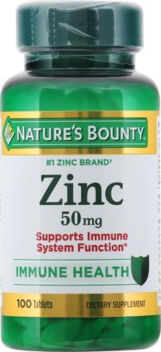 Nature's Bounty Zinc 50 mg Caplets 100 ea