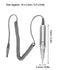 Nail Drill Handpiece, Replacement Handle for Electric Nail Drill Machine, 35000 RPM Grinder Accessory