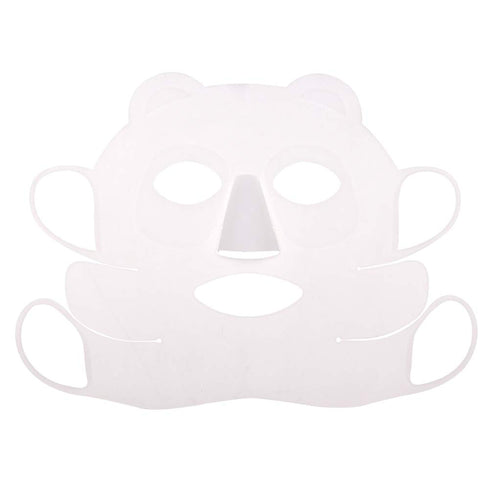 Reusable Silicone Face Cover, Ear-Hook Design, Prevent Serum Evaporation, Salon Beauty Tool