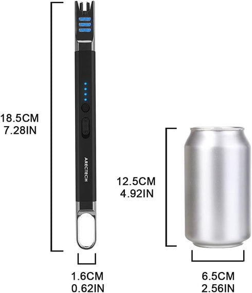 ARECTECH Electric Lighter, Candle Lighter, Rechargeable USB Lighter, Long Gill Lighter for Candle Cooking Camping BBQs