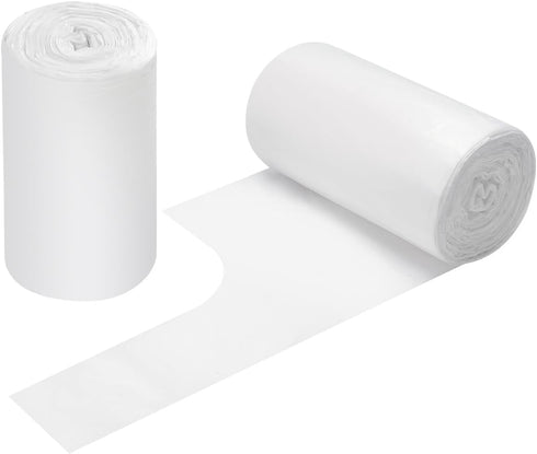 2-4 Gallon Portable Trash Bags, 60 Counts Thicken Small Garbage Bags for Office, Kitchen, Bedroom Trash Can