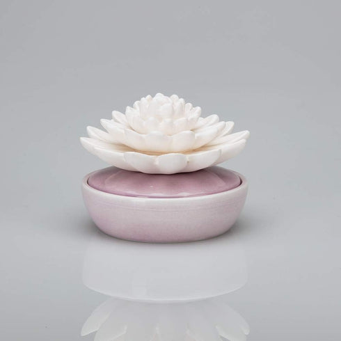 Pink Porcelain Aroma Diffuser for Calm and Relaxation