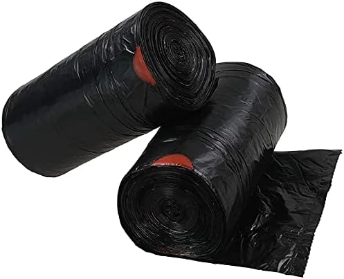 Small Garbage Bags 3 Gallon, Black Drawstring Trash Bags