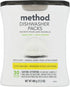 Method Dishwasher Detergent Packs, Lemon Mint, 30 Count