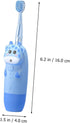 Set 4pcs FOMIYES Battery Operated Toothbrush Boys and Girls Electric Toothbrush Rechargeable Cartoon Shape