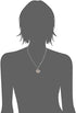 Type 1 Diabetes Medical Alert ID Stainless Steel Pendant Necklace - 26" Chain