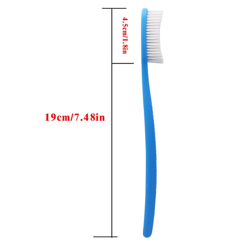 DR PEFECT Extra Hard & Firm Toothbrush Pack of 4, Large Long Head Whitening Teeth