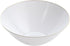 Restaurantware Moderna 6 Ounce Plastic Bowls 20 Durable Disposable Salad Bowls - Gold-Rimmed Heavy-Duty White Plastic Fancy Bowls For Warm And Cold Foods Ideal For Restaurants by Restaurantware
