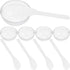 FOMIYES Facial Masks Mixing Bowl Set, 5 Sets with Spatula, Clear Glass Cosmetic Mix Bowl for DIY Masks