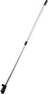 Extendable Salon Broom, ForPro Professional Collection Non-Scratch Rubber Bristles, Aluminum Handle Adjustable to
