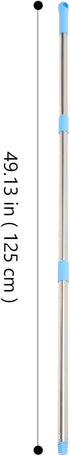UKCOCO Mop Pole Handle Replacement, Extendable 360 Degrees Rotating Telescopic Broom Handle for Home Cleaning