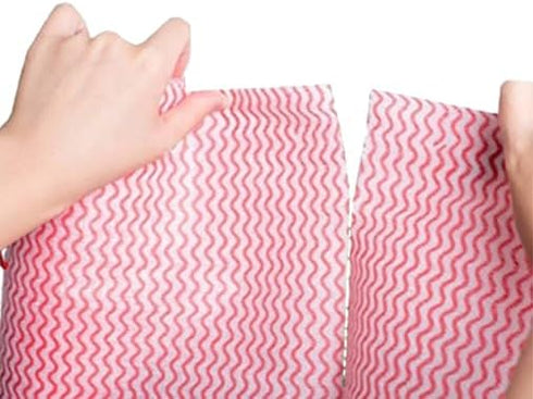 Non-Woven Kitchen Towel Roll - 2 Packs of Cleaning Wipes, Washable & Reusable Tissue Roll for Home Kitchen Cleaning