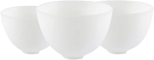 EXCEART Face Mask Mixing Bowl Set - 3Pcs Silicone Bowls for DIY Facial Mask Mixing