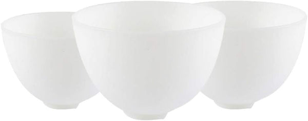 EXCEART Face Mask Mixing Bowl Set - 3Pcs Silicone Bowls for DIY Facial Mask Mixing