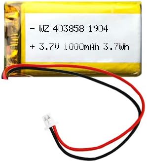 1000mAh Polymer Battery 403858 Smart Home Locator Rechargeable Lithium Battery