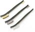 OriGlam Mini Wire Brush Set, Handy Steel/Nylon/Brass Brush for Cleaning Paint, Dirt, Welding Slag, Rust