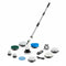Cordless Electric Spin Scrubber - IPX7 Waterproof, LCD Display, 8 Brush Heads,