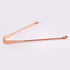 Pure Copper Tongue Scraper Cleaner, Surgical Tongue Scraper, Best Remedy for Bad Breath, Flexible Handle, Set of 1