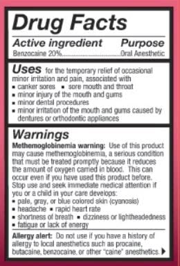 HurriCaine Topical Anesthetic Gel - Watermelon - 1 oz