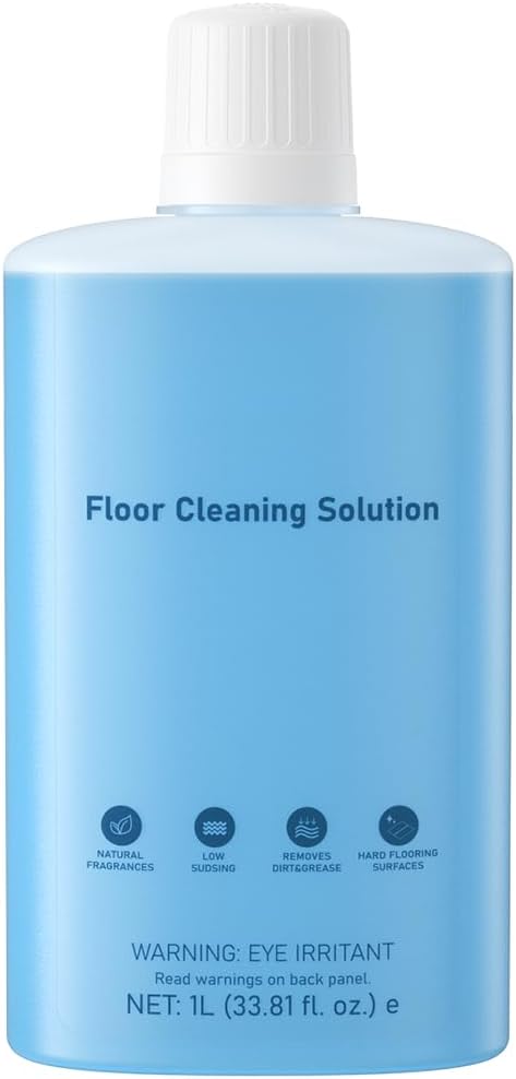 VILLAPOOL Floor Cleaning Solution Compatible with Roborock Robot Vacuums with Mopping and Wet