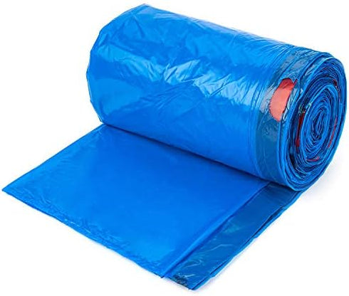 Ultrasac Blue Recycling Bags, 33 Gallon, 0.9 MIL, Pack of 45 for Recycling, Kitchen, Commercial