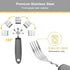 Bendable Adaptive Utensil Set - Arthritis Aid Silverware for Elderly, Parkinson's, Hand Tremors, Easy Grip for Shaking