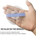55Pack Freestyle Libre Adhesive Patches, Breathable Waterproof Sensor Patches for CGM, Clear with No Glue in Center