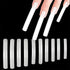 Yimart 100pcs Extra Long Curve Nail Tip, White/Clear/Natural, UV Gel French Acrylic False Nail Art
