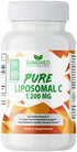 Pure Liposomal Vitamin C, 1200mg, Immune System & Collagen Health Booster, Helps Anti-Aging Skin Vitamins, Sodium