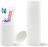 Portable Toothbrush Travel Case, Plastic Holder and Toothpaste Cover, Compact Storage Container for School Camping