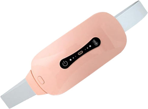 SHERCHPRY Menstrual Heating Pad with Massage Function Cordless Heated Waist Belt for
