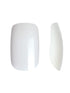 KISS Press On Nails, Full-Cover, Short Square, Clear, Squoval Shape, 100 Nails & 3g Glue Included