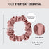 Kitsch Terracotta Satin Hair Scrunchies for Women Softer Than Silk Ponytail Holders 5 Count
