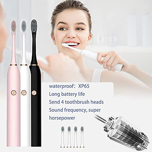 Honimered 8-12 5 4 Sonic Electric Toothbrush for kids Battery Power Ideal for Adults Children and Couples Use, Optional