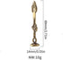 UCCKEYI Brass Retro Sword Carving Smoking Pipe Tamper Tobacco Tamping Tool Press Artware