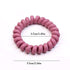 Spiral Hair Ties Set - 10 Piece Medium Coil Elastics for Thick Hair, Multicolor No-Crease Ties for Women and Girls