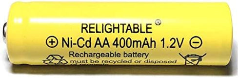 400mAh AA NiCd 1.2v Rechargeable Batteries - Garden Solar Ni-Cd Light LED (Pack of 20)