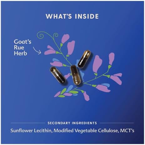Motherlove Goat’s Rue, 60 Liquid Caps - Lactation Supplement for Breast Tissue Development & Milk Supply, Non-GMO,