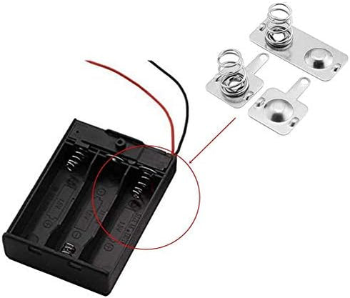 12Pairs Battery Springs AAA Battery Negative to Positive Conversion Spring Contact Nickel Plated