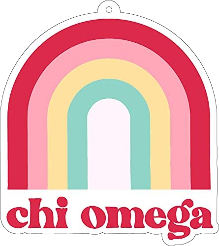 Chi Omega Rainbow Air Freshener, 2/Pack, Flowers & Sunshine Scent