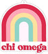 Chi Omega Rainbow Air Freshener, 2/Pack, Flowers & Sunshine Scent