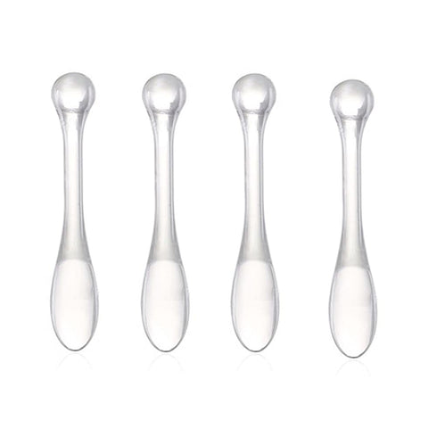 10 Pcs Transparent Acrylic Makeup Sticks, Mud Mixing Tool and Mask Spatula for DIY Face Beauty