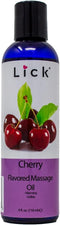 Cherry Flavored Massage Oil for Therapy, Relaxing Muscle Massage with Natural Vitamin E Oil, 4 oz