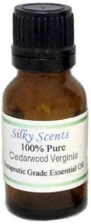 Cedarwood Essential Oil (Virginia Juniperus Virginiana) 100% Pure and Natural 5 ML by Silky Scents