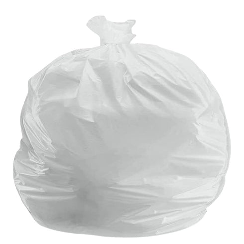 Plasticplace 13 Gallon Trash Bags | 0.7 Mil | Value Line White Garbage Can Liners | 180 Count