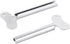 Labriciyon 2 Pcs Silvery Metal Tube Squeezer Keys, Tube Toothpaste Squeezer Keys Metal